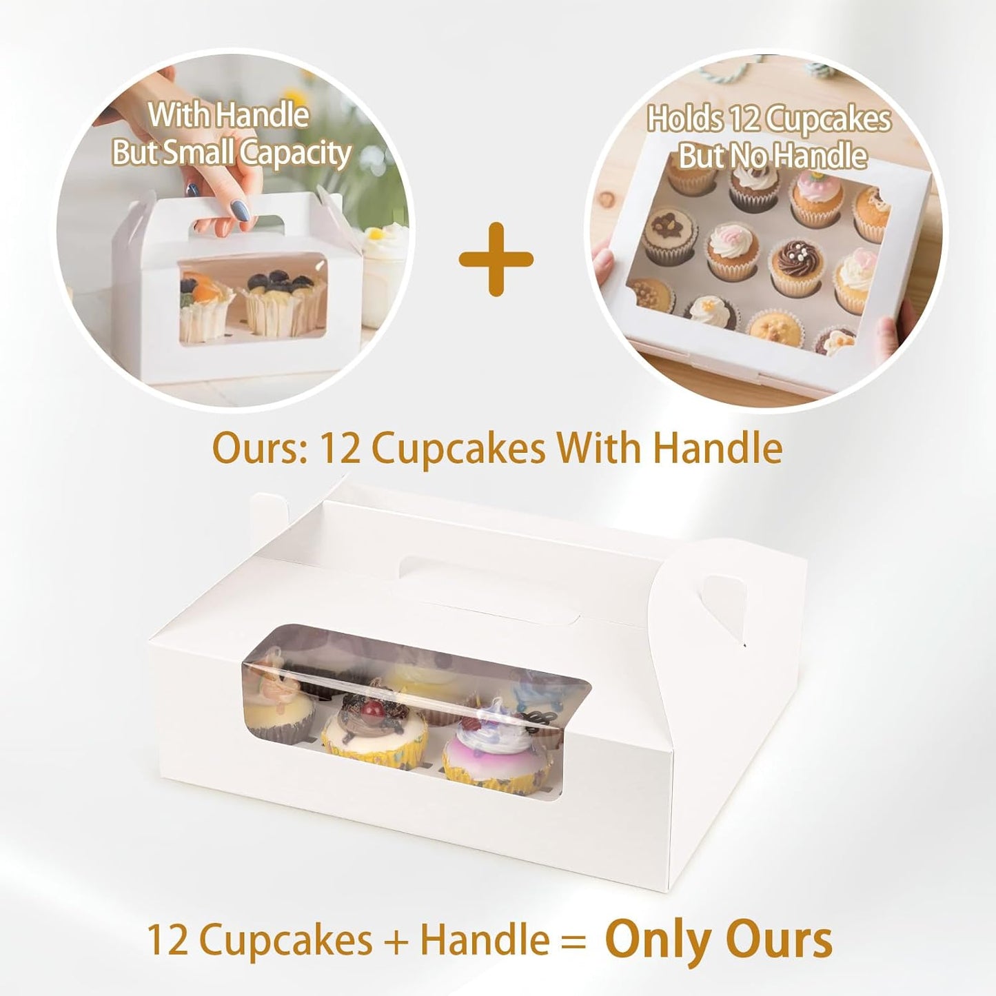White Cupcake Boxes