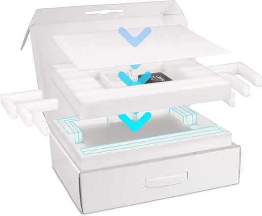 White Laptop Shipping Boxes