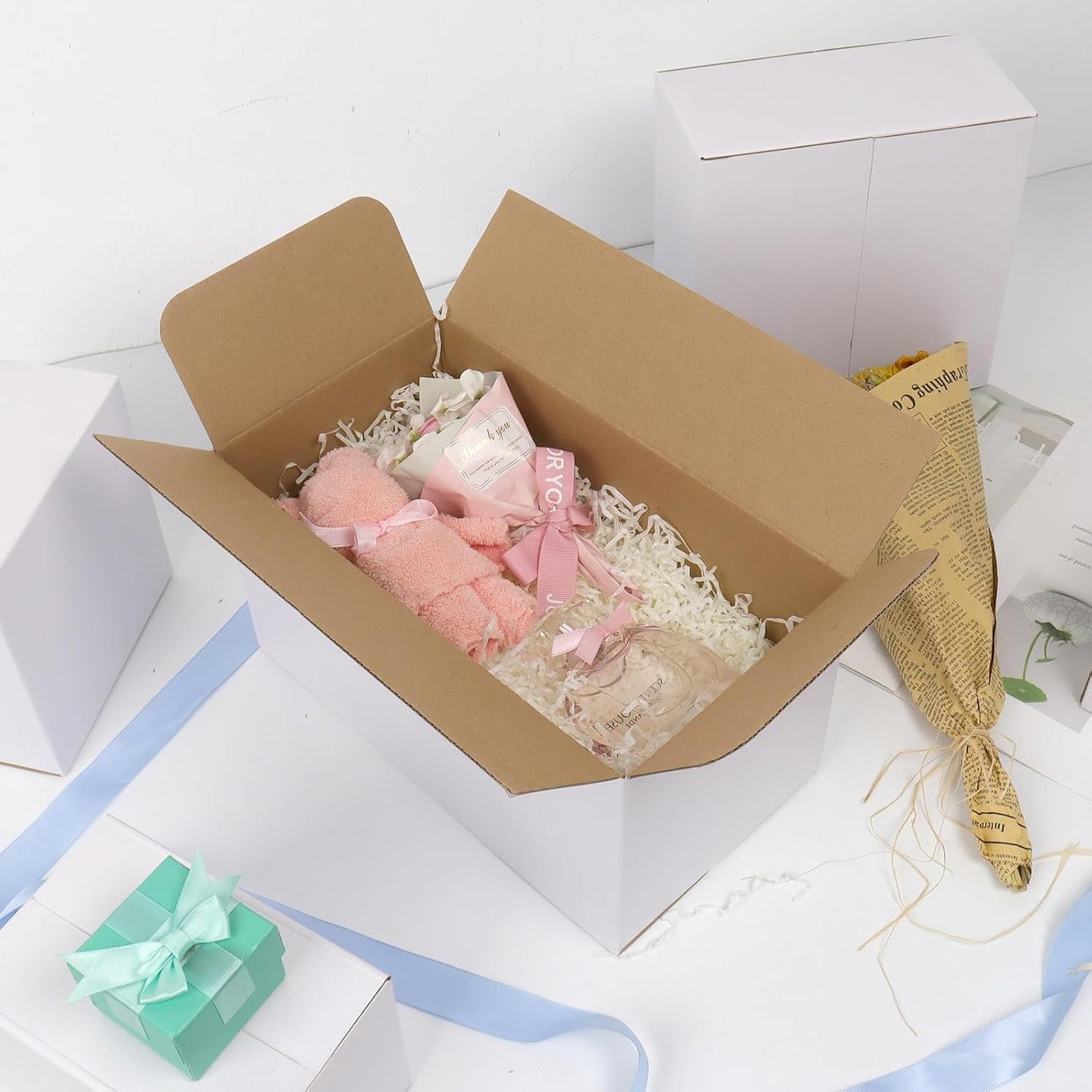 White Shipping Boxes