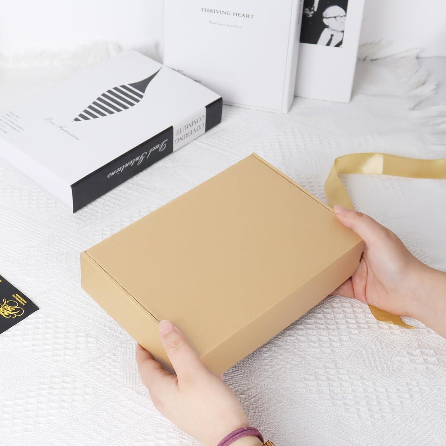 Brown mailer boxes