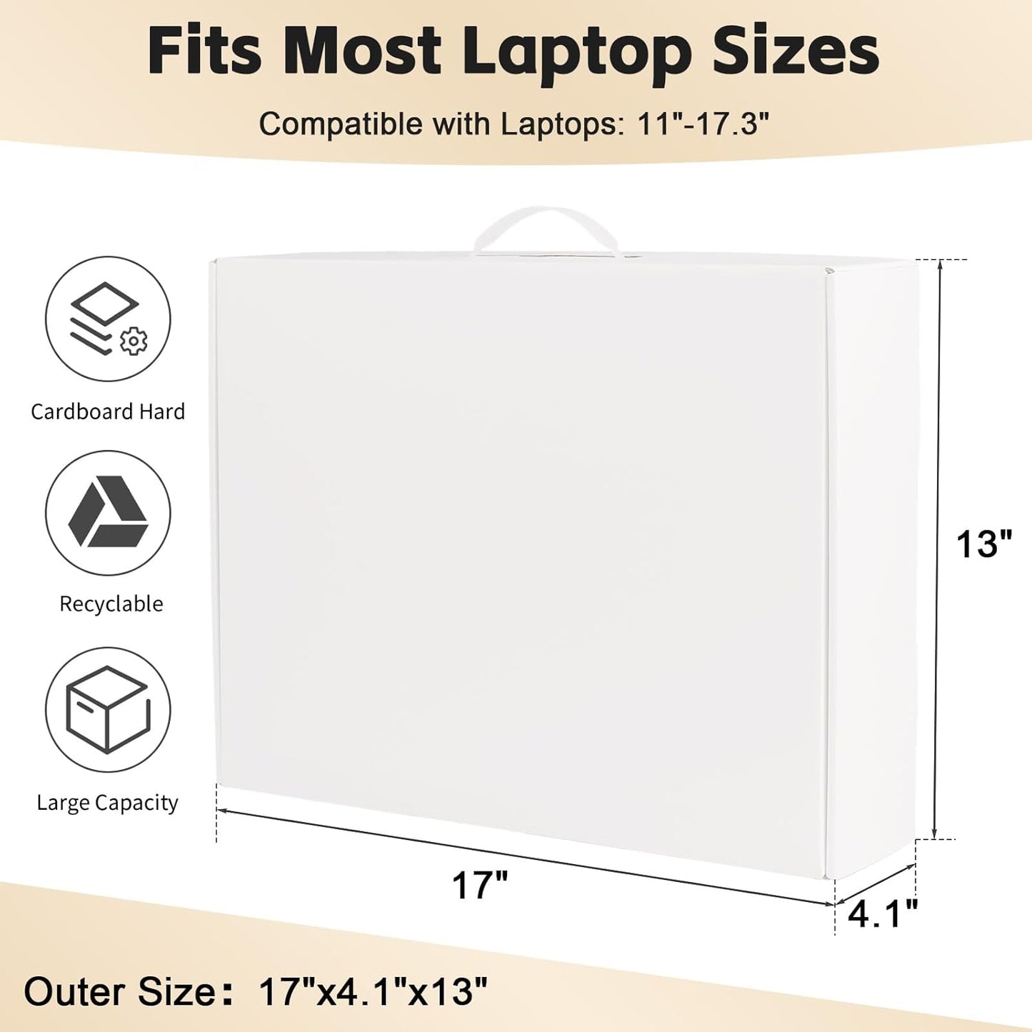 White Laptop Shipping Boxes