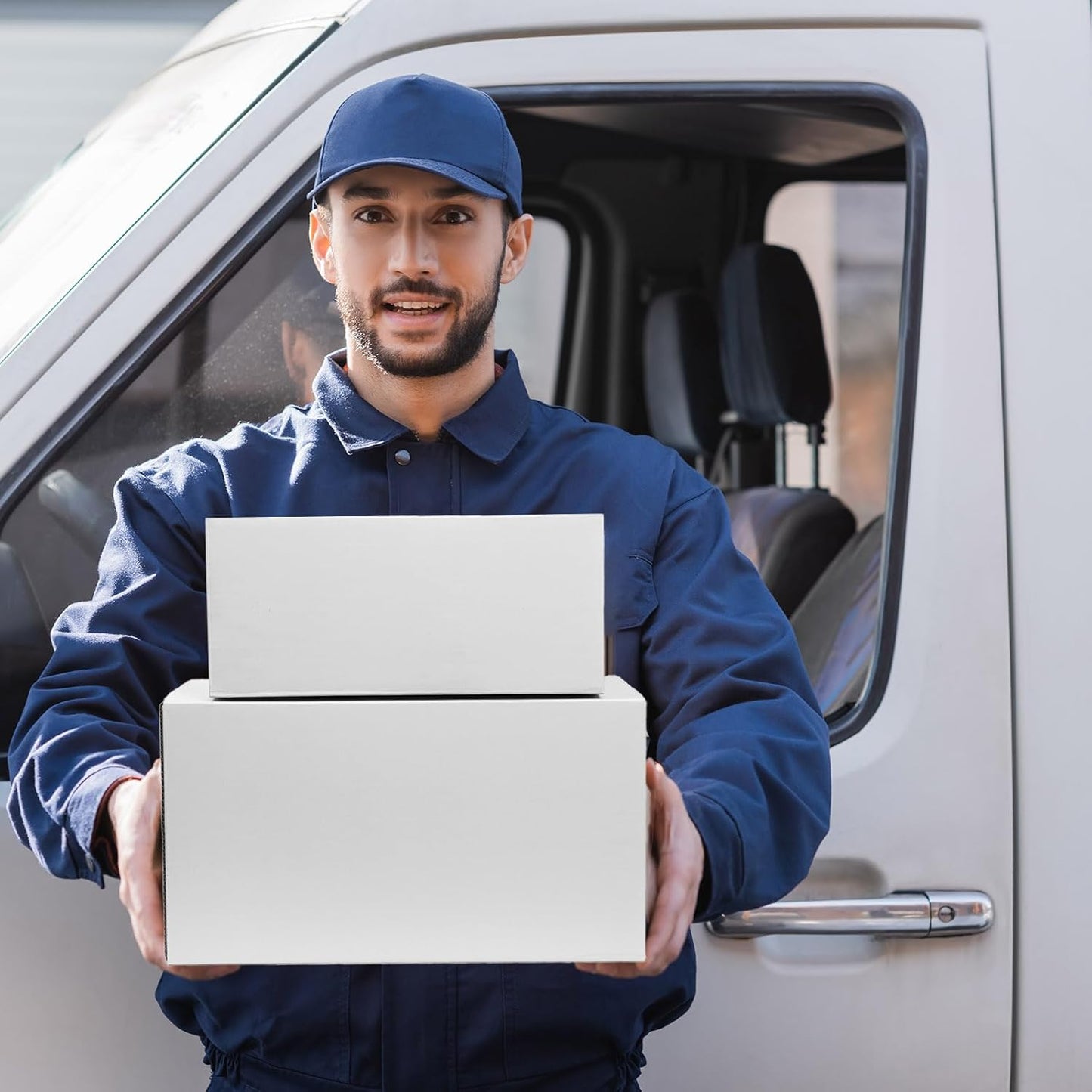White Shipping Boxes