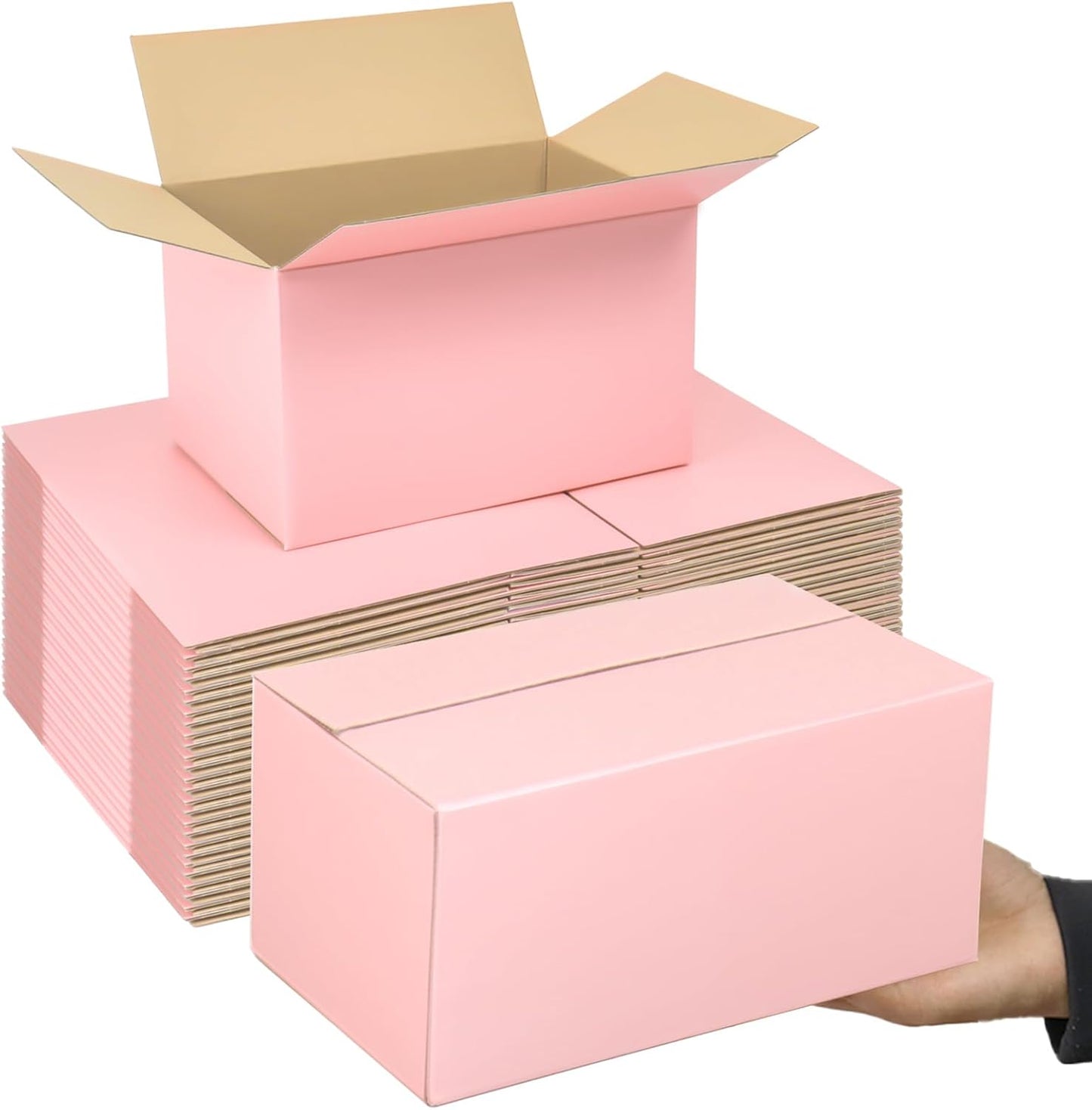 Pink Shipping Boxes