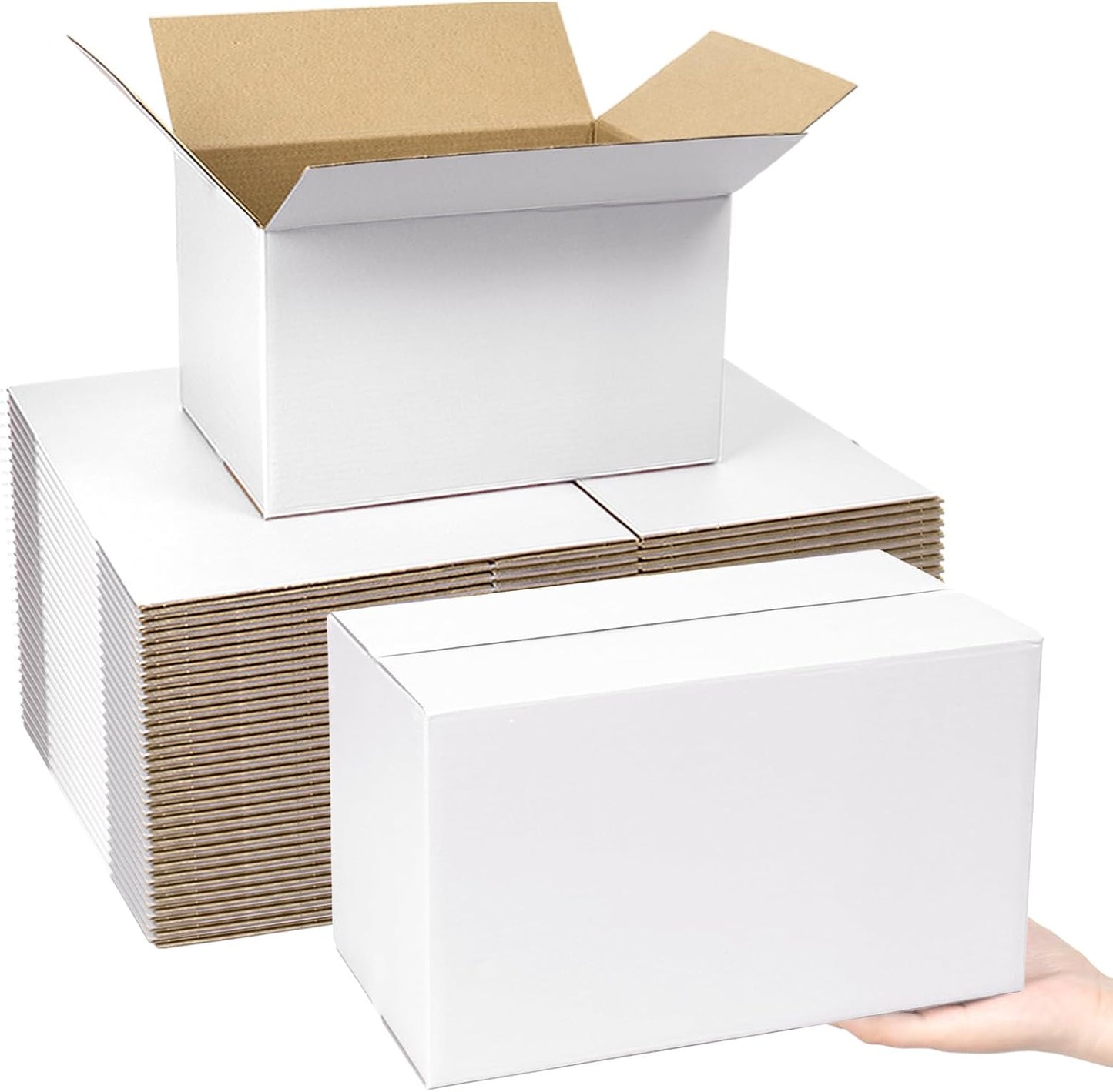 White Shipping Boxes