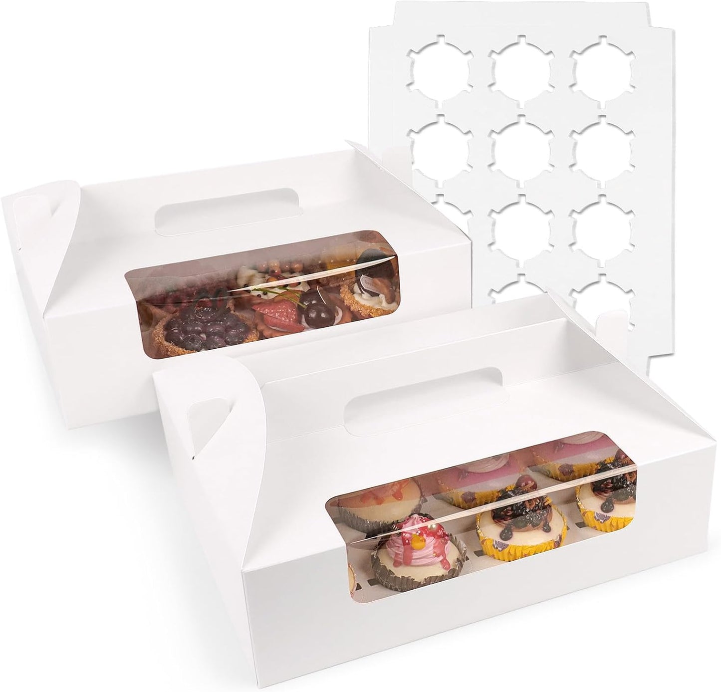 White Cupcake Boxes