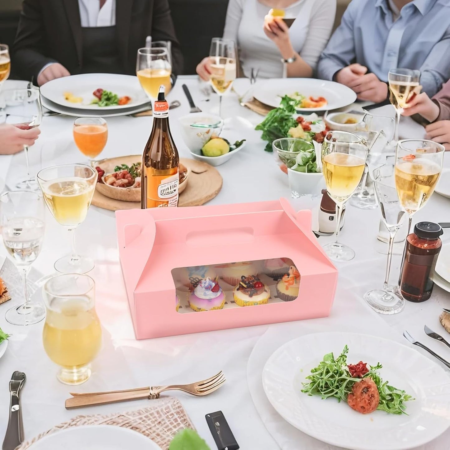 Pink Cupcake Boxes