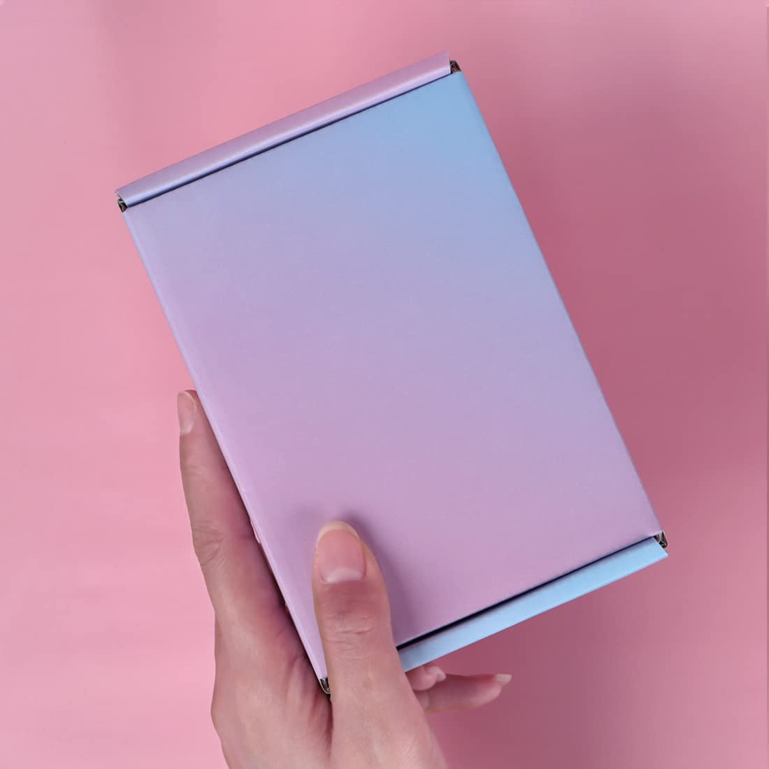 Pink Blue Gradients Mailer Box